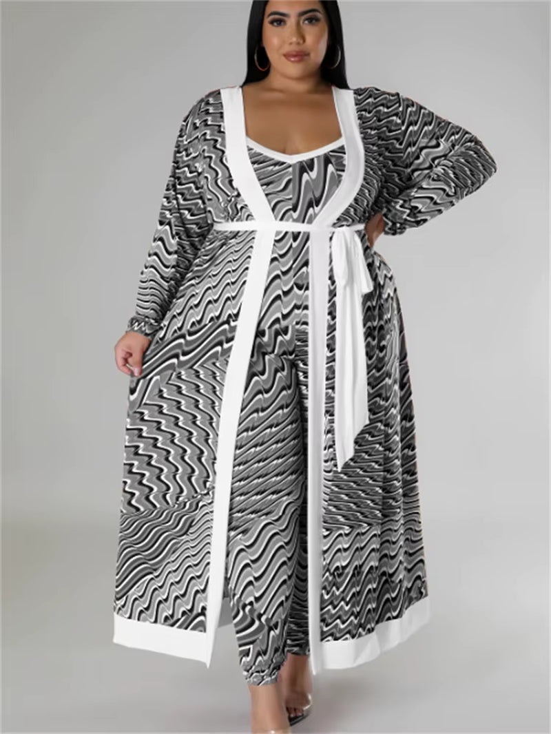 Size Dress Sets 2 Piece Outfits Slip Maxi Dresses Out Wear Coat Cloak Sexy Matching Suit Fall Wholesale Dropshipping