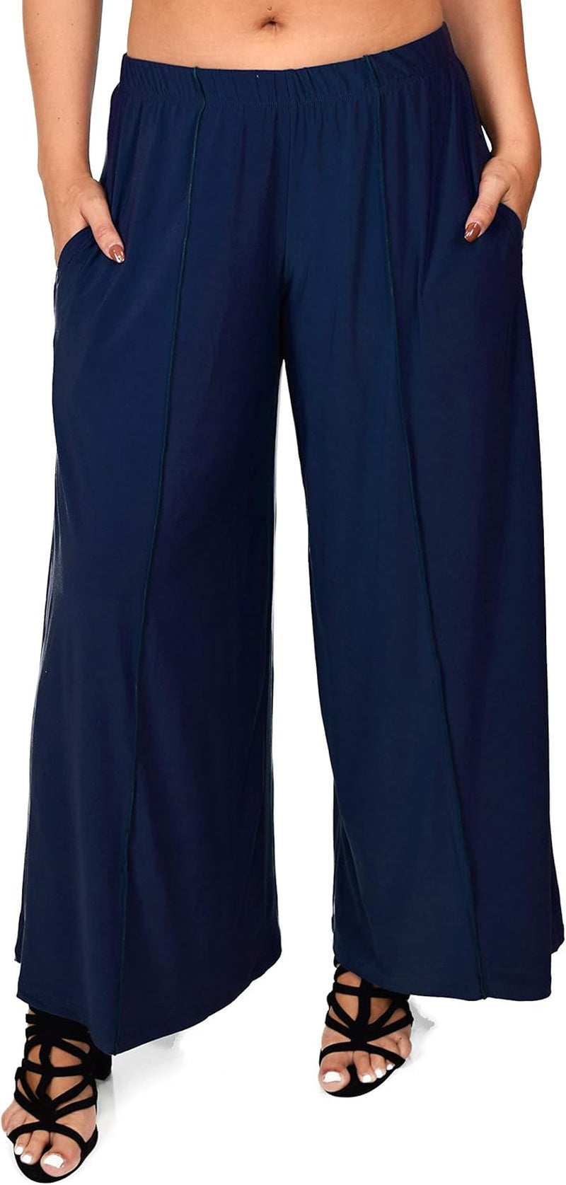 Women plus Size Loose Fitting Boho Palazzo Pants