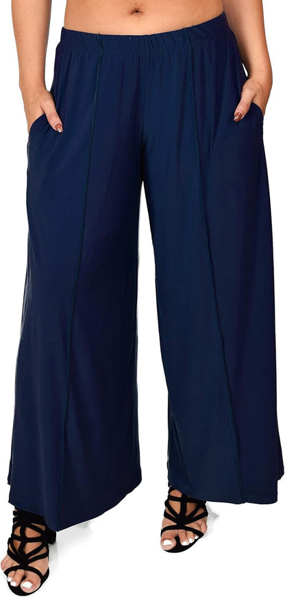 Women plus Size Loose Fitting Boho Palazzo Pants