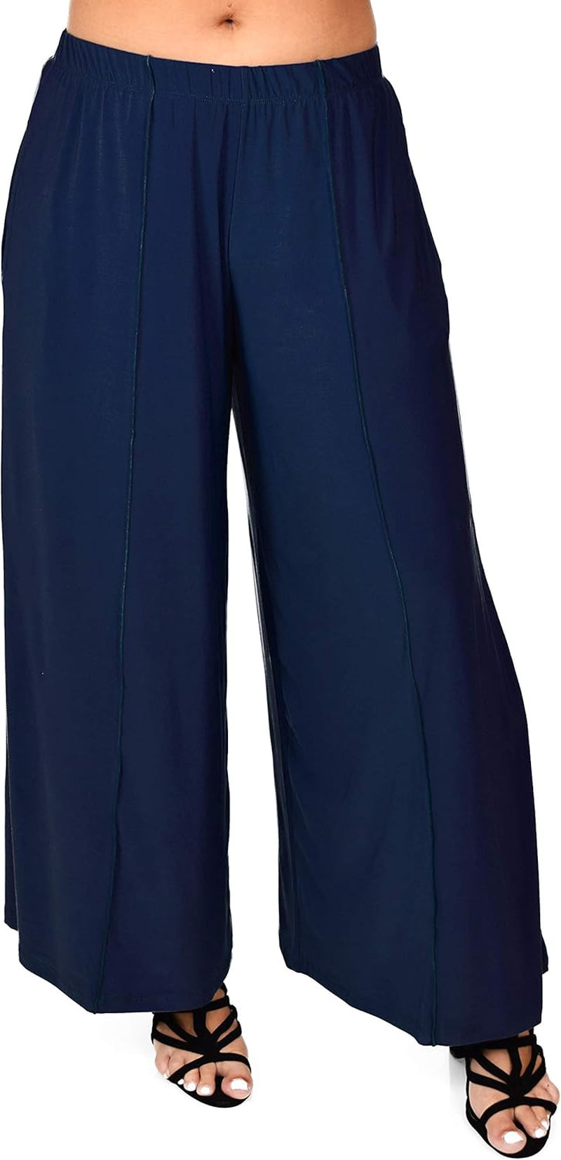 Women plus Size Loose Fitting Boho Palazzo Pants